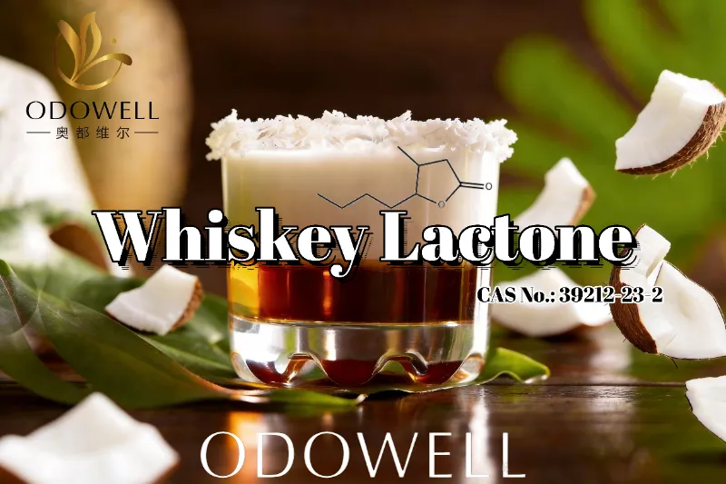 ODOWELL beveelt whiskylacton aan voor vatgerijpte, kokosnoot- en geroosterde smaaktoepassingen