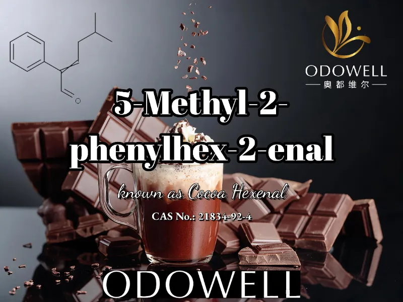 ​ODOWELL beveelt 5-methyl-2-fenylhex-2-enal aan voor cacao-, chocolade- en mokka-toepassingen