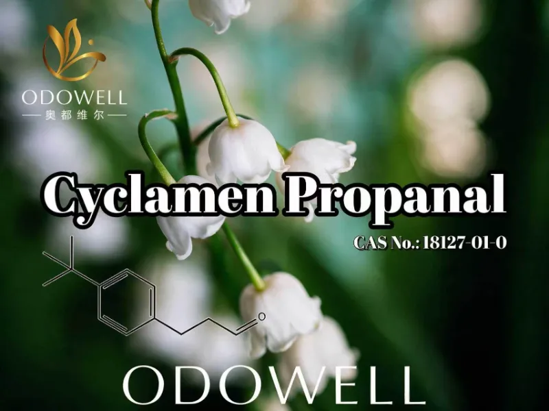 ​ODOWELL beveelt Cyclamen Propanal aan voor toepassingen met verse bloemen en Muguet-geuren